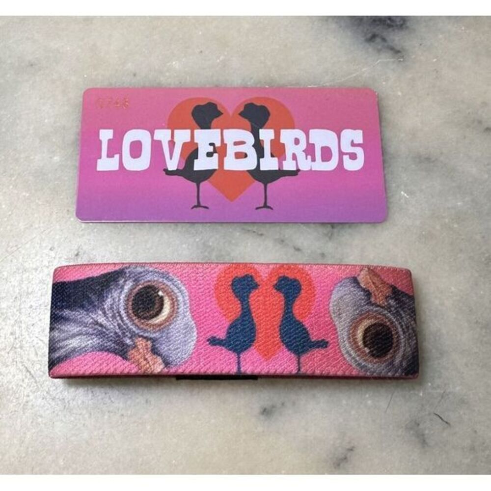 Zox Lovebirds Pigeons Reversible Band Bracelet Size Medium With Card